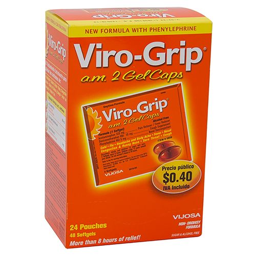 Virogrip Gelcaps Vijosa Am 24Sobres  -Precio indicado por Unidad-