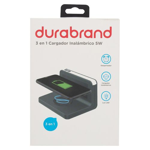 Cargador Durabrand INT Y33 inhalámbrico 3 en 1