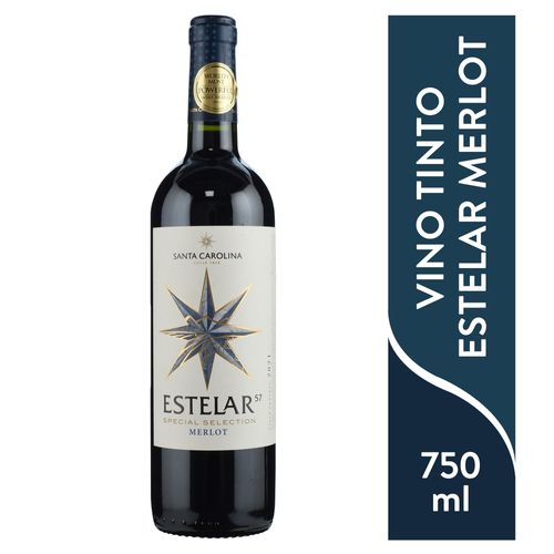 Vino tinto Santa Carolina estelar merlot - 750 ml