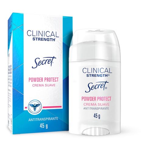 Desodorante Secret suave en crema  protección clínica - 45 g