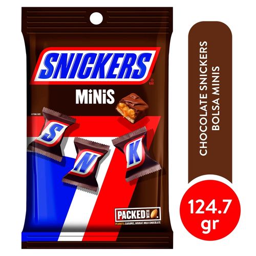 Chocolate Snickers Bolsa Minis - 124.7gr