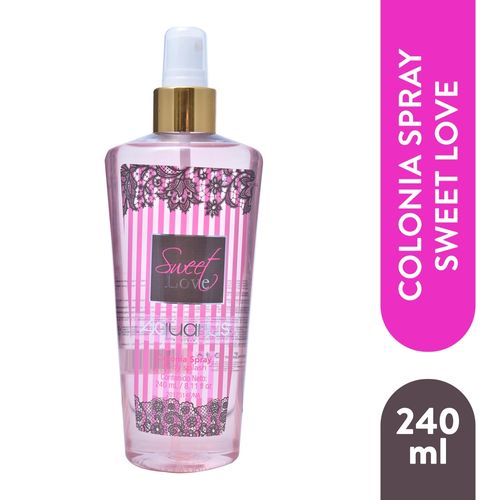 Body Splash Aquarius sweet love fragancia agradable - 240 ml