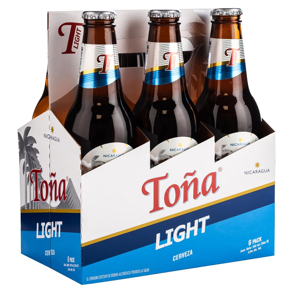 Cerveza Toña light en botella 6 pack - 2100 ml - Walmart | Nicaragua