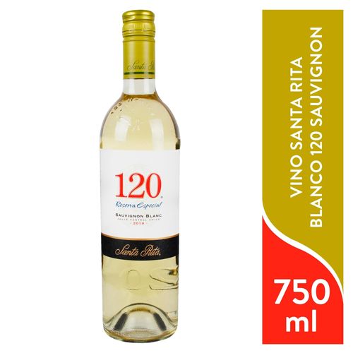 Vino Santa Rita blanco 120 sauvignon - 750 ml