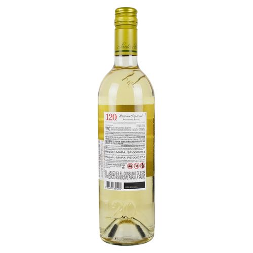 Vino Santa Rita blanco 120 sauvignon - 750 ml