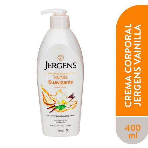 Crema corporal Jergens vainilla suavizante - 400 ml