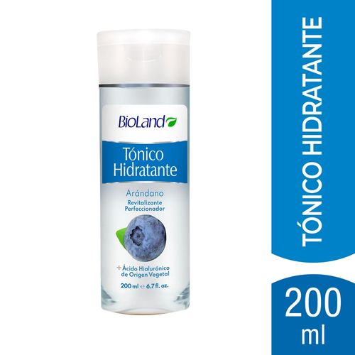 Tónico facial Bioland hidratante con arándano orgánico - 200 ml