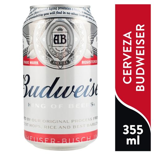 Cerveza Budweiser lata - 335 ml