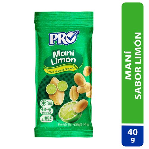 Maní Pro con limón paquete -40 g