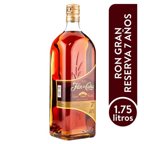 Ron Flor De Caña Gran Reserva  De 7 Años -1750ml