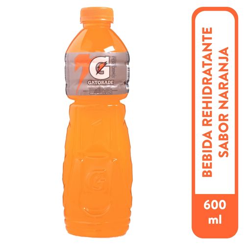 Bebida hidratante Gatorade sabor naranja - 600 ml