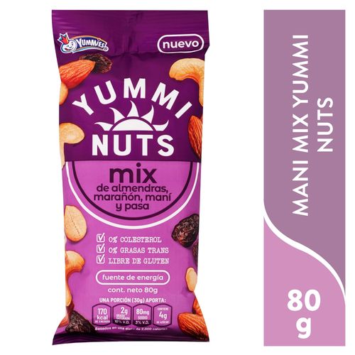Mix Yummies yummi nuts de semillas y frutas - 80 g