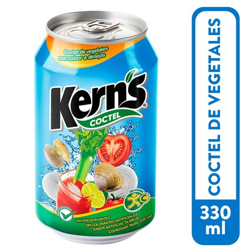 Coctel de vegetales Kern's con sabor a almeja lata - 330 ml