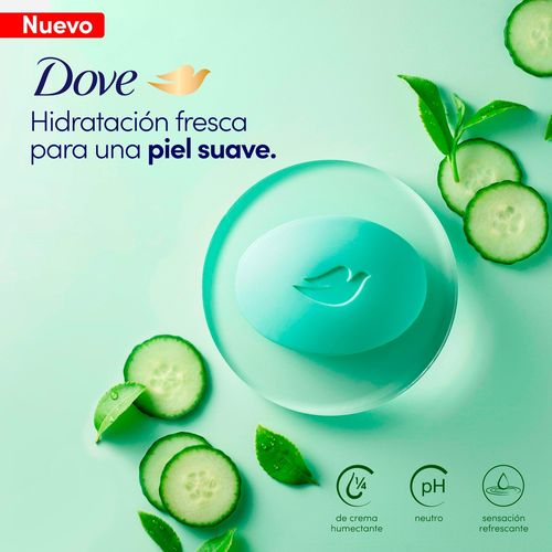 Jabón Dove Aroma Pepino Fresh 4 Pack - 360 g