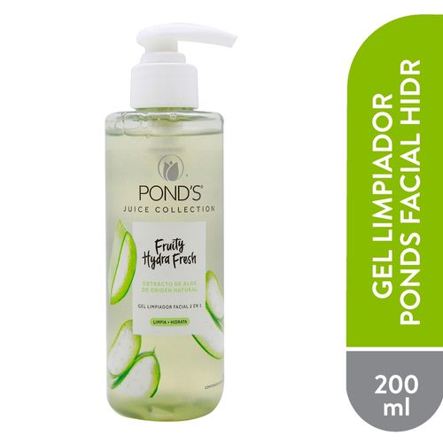 Gel limpiador facial Pond's extracto de aloe - 200 ml