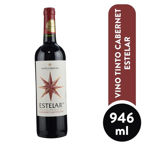 Vino tinto Santa Carolina estelar cabernet - 750 ml