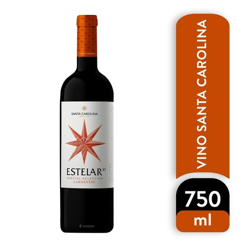 Vino tinto Santa Carolina estelar 57 carmenére - 750 ml