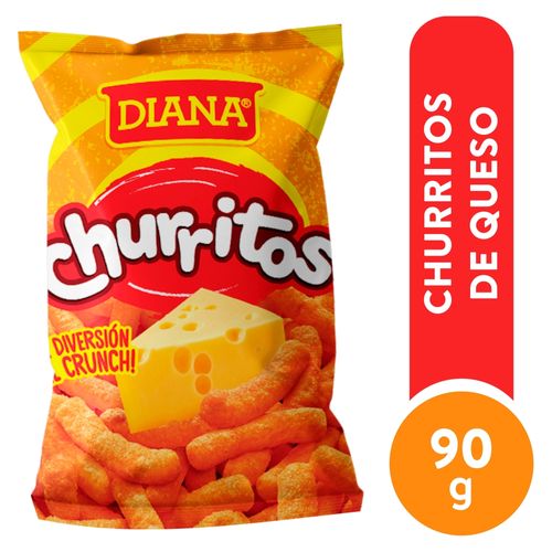 Snack Diana churritos sabor queso diversión crunch  - 97 g