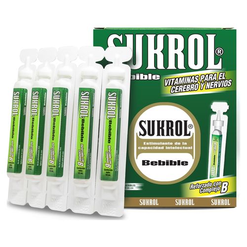 Ampollas Sukrol Vigor Bebible - 10 Unidades