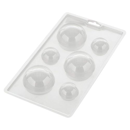 2 Moldes Transparent Esferas Choc Wilton