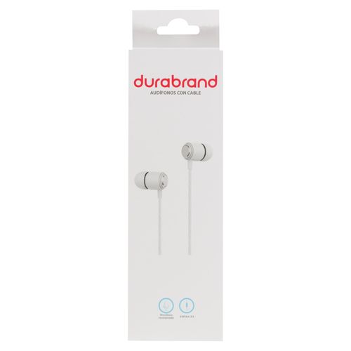 Audífonos Durabrand con cable para entrada plus - ud