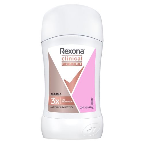 Desodorante Rexona Dama Clinical Expert Classic Barra - 46g