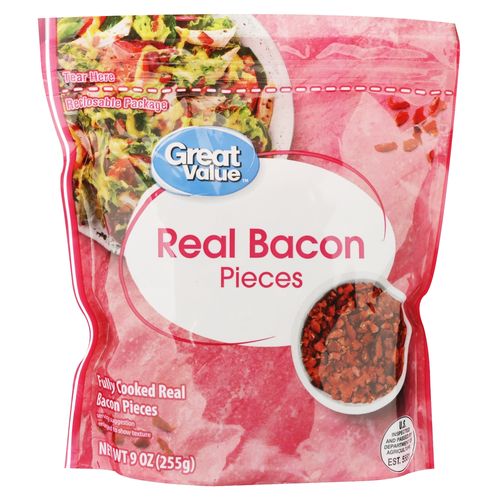 Bacon Great Value trocitos de tocineta - 255 g