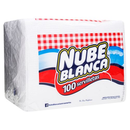 Servilleta Nube Blanca 100 Uds