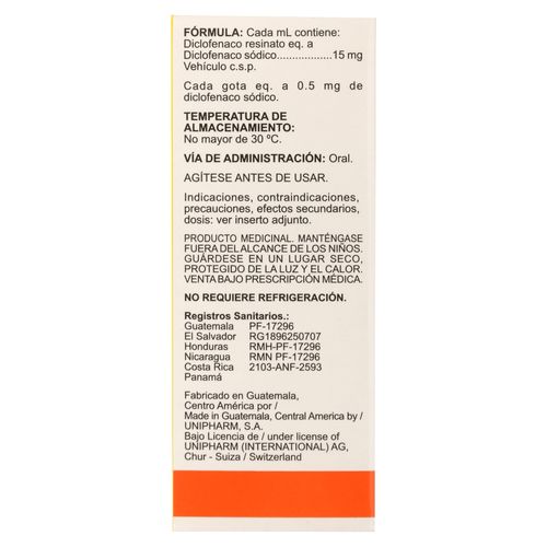 Flamydol Unipharm Gotas - 20 ml