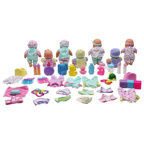 Set My Sweet Love 7  bebes con accesorios
