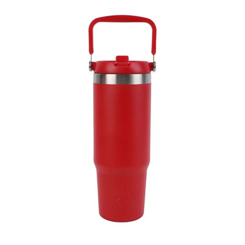 Tumbler Ozark Trail insulado tapa giratoria inoxidable -30 oz