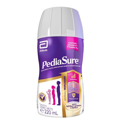 Fórmula Nutricional marca Pediasure® Vainilla -220 mL