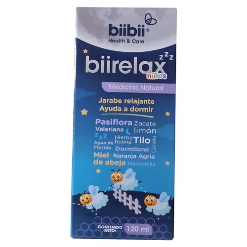 Jarabe Biirelax Nino Para Dormir 120 Ml