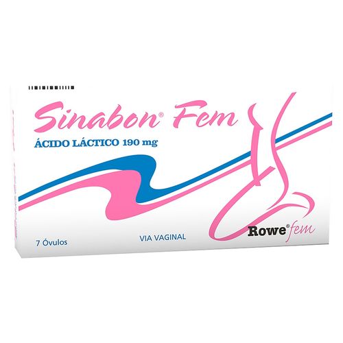 Sinabon Fem 190 Mg 7 Ovulos