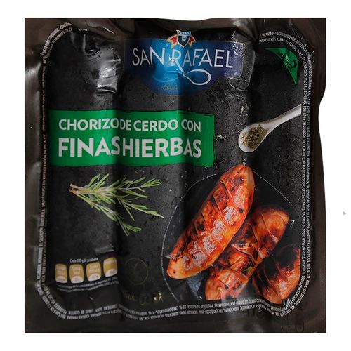 Chorizo de cerdo San Rafael con finas hiervas - 300 g