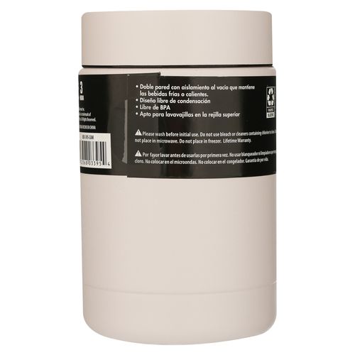 Enfriador de latas Elev8 color blanco -12 oz