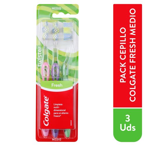 Cepillo Dental Colgate Twister, Limpieza Multidimensional - 3 Pack