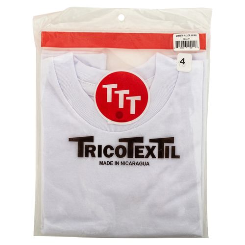 Camiseta P Nino Ttt Cuello Red Blca T 4