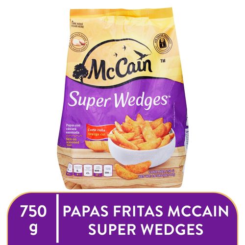 Papas Fritas Mccain Super Wedges - 750gr