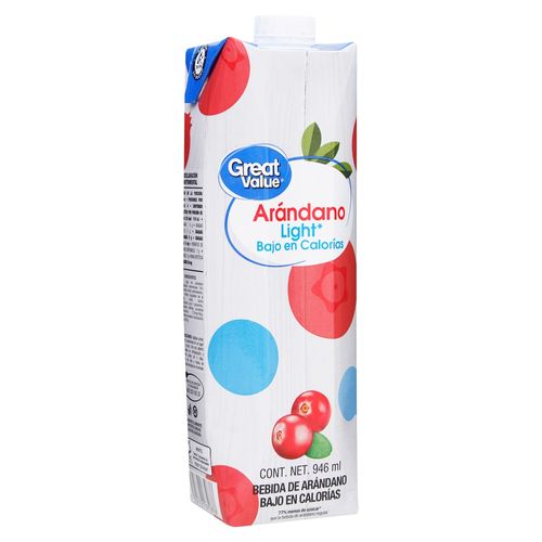 Bebida Great Value arándano light - 946 ml