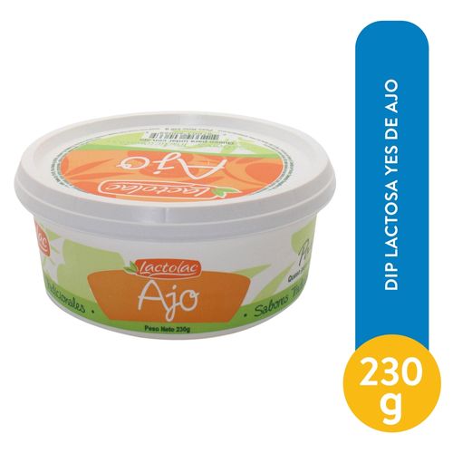 Dip Lactolac Ajo - 230grs