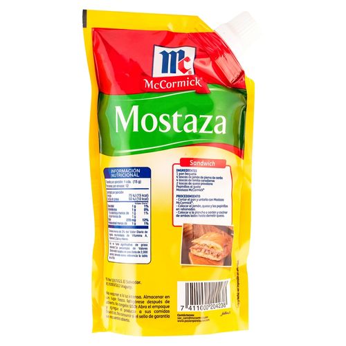 Mostaza Mccormick Doypack- 180gr