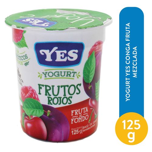 Yogurt Yes Cremoso Fruta Mezclada Frutos Fojos - 125gr