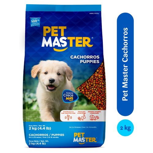 Comida Pet Master Perro Cachorro - 2000g