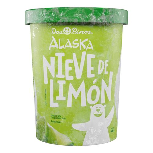 Helado Dos Pinos Alaska nieve de limón - 600 g