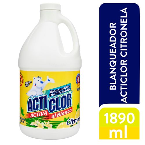 Cloro Acticlor con aroma a citronela - 1.89 L