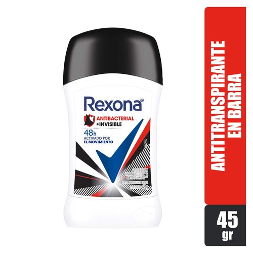 Desodorante Rexona Antibacterial Invisible - 45 g