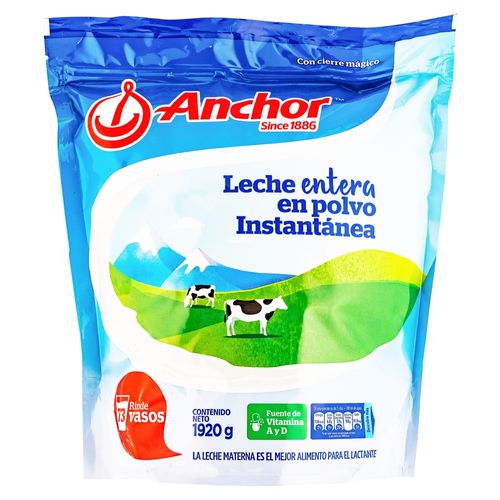 Leche Anchor Entera Bolsa 1920Gr