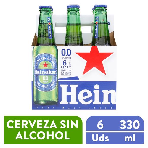 Cerveza Heineken 0.0 6pk 1980ml