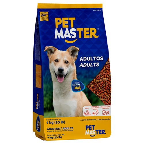 Alimento Pet Master Adulto - 9 kg
